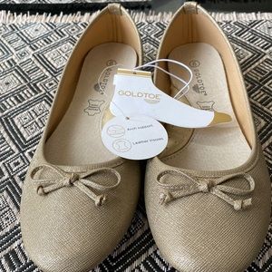 Gold Toe Gold Genevieve Ladies Slip On Shoe🌸🌺💫